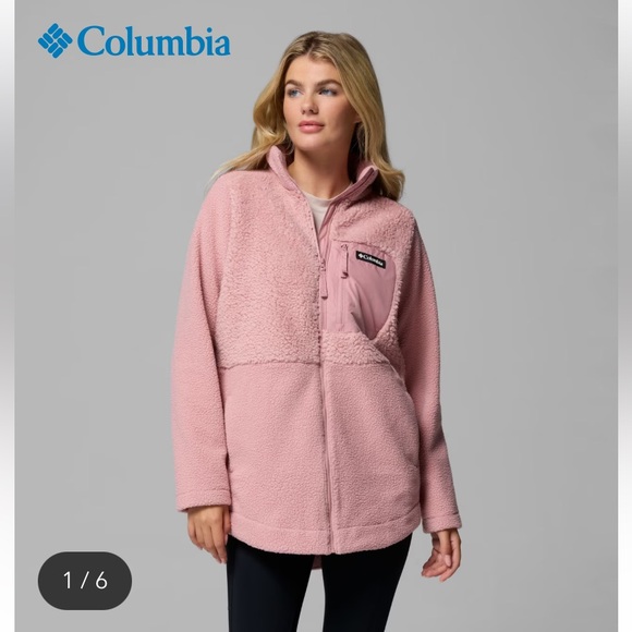 Columbia Lodge Sherpa Full Zip Fleece Jacket - Picture 1 of 3